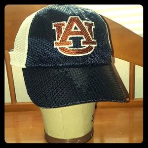 Auburn University Sequins Navy Orange